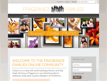 Tablet Screenshot of fragrance-families.com